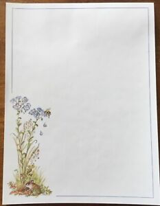 RARE MINT Tasha Tudor 50 sheet pad of paper EACH with a MOUSE in the Garden