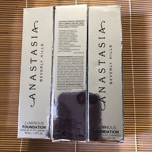 3x ANASTASIA LUMINOUS FOUNDATION SHADE 410C - Picture 1 of 2