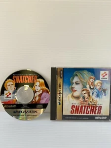 Snatcher Sega Saturn Snatcher Tested Cyberpunk adventure game NEO KOBE JAPAN - Picture 1 of 8