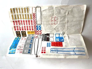 Milton Bradley ROBOTIX Parts: PARTIAL Sticker / Label Sheet, R1000 Series - Picture 1 of 1