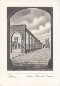 AL1-49) BELLINI MILANO COLONNE DI SAN LORENZO - Imagen 1 de 2