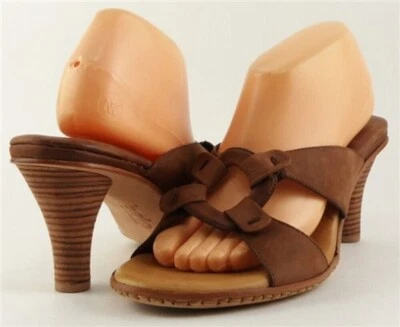 $185 Sandalias BOLO LAMEGO Marrón Cuero Nobuck Diseñador COMODIDAD Slides 10 EUR 42  Foto 1 de 4