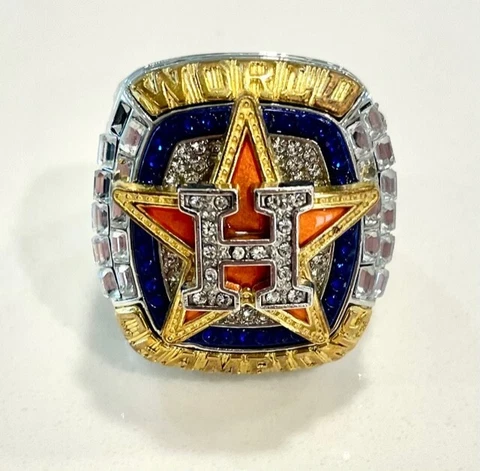 Houston Astros Jeremy Pena 2022 World Series Replica Ring SGA 4/2/23 Cover