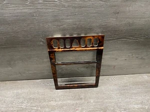OEM MERCEDES-BENZ W210 E CLASS 1998-2002 FRONT DASH NAVIGATION SCREEN WOOD BEZEL - Picture 1 of 7