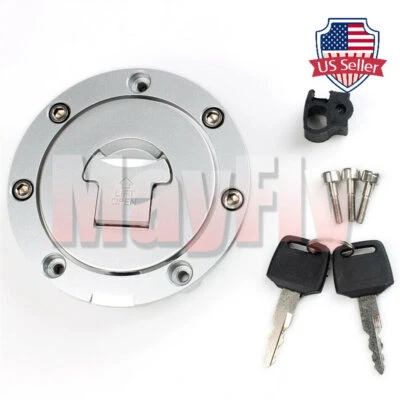 Ajuste para CBR250/400/600/900/929/1000RR/1100XX Tapa del tanque de combustible Gas Tapa Bloqueo con llave Foto 1 de 4