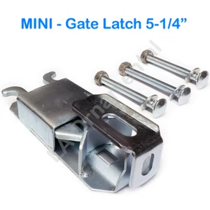 Gate Latch 5-1/4" Lockable 2 Way Kennel Chain link Livestock, Compatible Co-Line - Picture 1 of 8