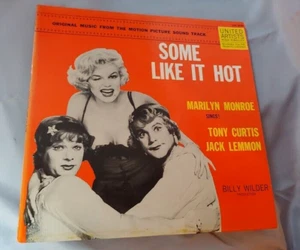 Some Like it Hot Marilyn Monroe LP Record United Artists Soundtrack NM- / EX - Foto 1 di 9