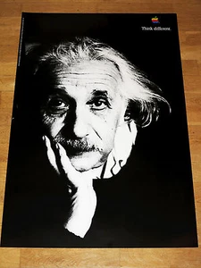 Apple Think Different Poster - Albert Einstein 24 x 36 by Steve Jobs 61 x 91 cm - Picture 1 of 3