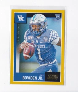 LYNN BOWDEN JR. 2020 PANINI SCORE FOOTBALL GOLD PARALLEL ROOKIE CARD-SHIPS FREE - Picture 1 of 21
