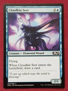 Magic The Gathering 2020 CORE SET M20 CLOUDKIN SEER blue card MTG - Picture 1 of 2