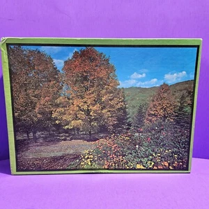 Vintage The Lafayette 1000 Piece Puzzle Carolina Autumn NEW SEALED Warren USA  - Picture 1 of 10