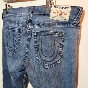 True Religion Mens Denim Jeans Ricky Relaxed Straight Size 36 X 25 - Foto 1 di 10