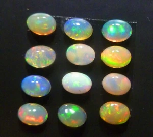 Ópalos sólidos etíopes 7x5 mm piedras preciosas sueltas se venden por separado VENDEDOR DE EE. UU. - Imagen 1 de 6