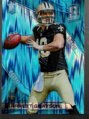 A7970- 2015 Panini Spectra Neon Blue #136 Garrett Grayson /49 - NM-MT - Image 1 of 2