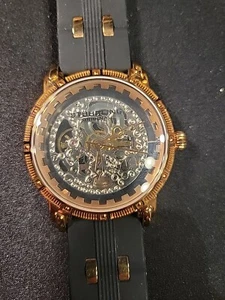 ORIGINAL STUHRLING AUTOMATIC CAL ST-90089 KRYSTERNA CRYSTAL ROSE GOLD TONE - Picture 1 of 6