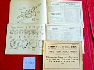 C.4261 / CITROEN C4-C6-8-10-15 cv /  catalogue piéces détachées adaptables - Picture 1 of 1
