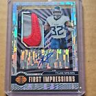 Tyjae Spears 2023 Panini  Illusions First Impressions RPA Tennessee Titians  1/1