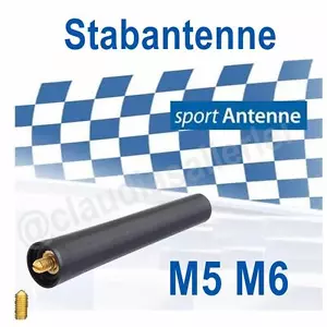 Autoradio Sport Antenne M5 M6 Kurzstab AM/FM für Kia Venga (YN) ab 11/2009 - Bild 1 von 1