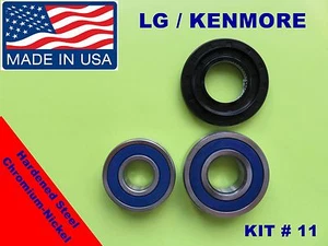 LG FRONT LOAD WASHER,2 TUB BEARINGS & SEAL LG Kenmore, KIT # 11 ( MDS62058301 ) - Picture 1 of 3