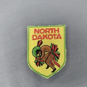 Neu ohne Etikett North Dakota Indian Dance Native American Thema Souvenir 3/4" Aufnäher - Bild 1 von 2