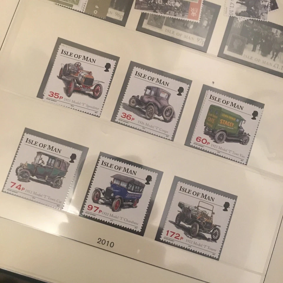 ISLE OF MAN MINT 2010 50th ANNIV OF MODEL T FORD REGISTER SG 1597-1602 MNH WCH - Image 1 of 1