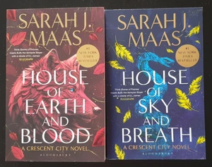 House of Earth and  Blood House of Sky and Breath Sarah J. Maas paperbacks - Picture 1 of 11