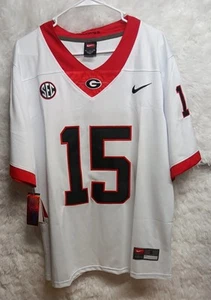 Georgia Bulldogs Carson Beck Mens Small Stitched Red Football Jersey NWT - Picture 1 of 9