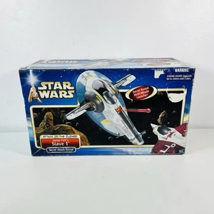 Star Wars Slave 1 Jango Fett Attack Of The Clones Hasbro 2002 en caja - Sellado Nuevo - Imagen 1 de 6