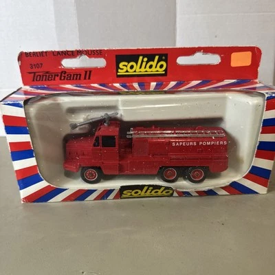 Solido Toner Gam Sapeurs Pump Fire Truck-Fire Nozzle 3107 Die Cast France Metal - Image 1 of 4
