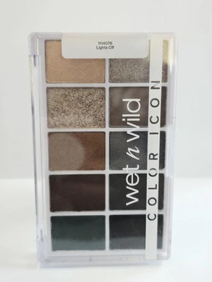 Wet n Wild Color Icon 10-Pan Eyeshadow Palette, Lights Off, 0.42 oz - Image 1 of 3