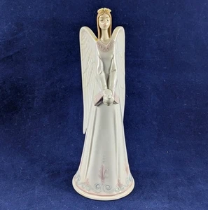 Lladro #06473 Campana Angel Con Paloma Sounds of Peace Angel Bell With Box - Picture 1 of 10