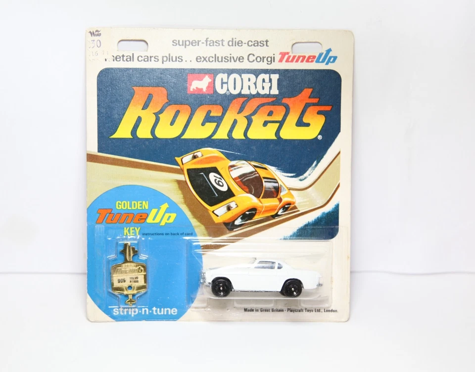 Corgi Rockets 905 Volvo P1800 The Saint In Original Box - Ex Shop Stock RARE - Image 1 of 4