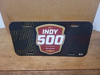 2024 Indianapolis 500 108TH Running Event Collector License Plate - Image 1 of 2