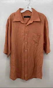 Bugatchi Uomo Men's Orange Button Up Shirt - Size XL - Picture 1 of 5