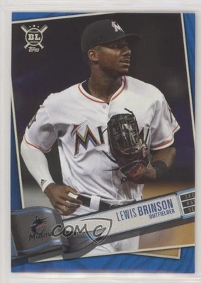 2019 Topps Big League Blue Lewis Brinson #261 - Image 1 of 2