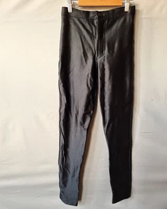 American Apparel Disco Pants Y2K Vintage Size Small Waist 24in Black Made In USA - Picture 1 of 8