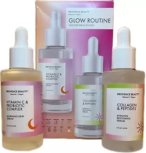 Provence Beauty GLOW ROUTINE Two Step Serum Routine - Natural - Vegan - NWB - Picture 1 of 8