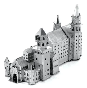 ( ͡° ͜ʖ ͡°) . Puzzle 3D en métal CHATEAU DE NEUSHWANSTEIN. #63# + Cadeau. - Photo 1/7
