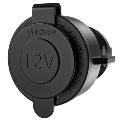 Power Plug Outlet 12V Waterproof Car Motorcycle Boat Cigarette Lighter Socket - Image 1 of 4