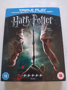 HARRY POTTER and The Deathly Hallows Part 2 - Blu-Ray + DVD Spanish English Am