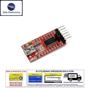 Módulo FT232RL Adaptador Ttl Serial Uart Mini USB Shield Programador Arduino - Photo 1/4