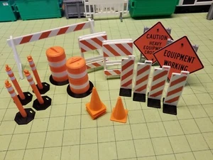1/14th Scale "Local Contractor Site Safety Pack" for RC Construction Sites - Picture 1 of 4