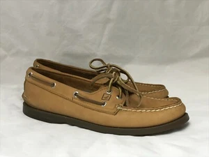 Sperry Top-Sider Bootsschuhe Damen US 8,5 braune Lederschnürsenkel abriebfeste Sohle - Bild 1 von 8