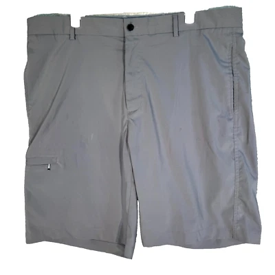 Greg Norman Mens Golf Shorts 38 Gray Stretch Mid-Rise Flat Front Classic M2050 - Image 1 of 4