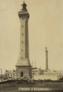France Bretagne Penmarch Phare d'Eckmuhl ancienne Photo Neurdein 1890 - Picture 1 of 3