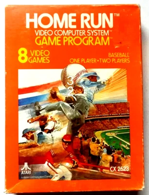 Home Run - Baseball One Player  Two Players 8 Video Games 1978 Atari 2600 SEALED - Image 1 of 4