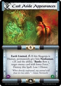Legend of the Five Rings L5R CCG GoC Gates Of Chaos Cast Aside Appearances FOIL - Bild 1 von 1