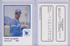 Fred McGriff 1986 ProCards Syracuse Chiefs Card Grade NMMT