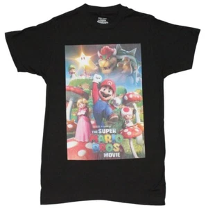 Super Mario Brothers New Adult T-Shirt - The Movie Poster Jumping Image - Picture 1 of 1