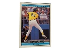 Dann Howitt donruss 1992 baseball ERROR (no . after inc) - Picture 1 of 2